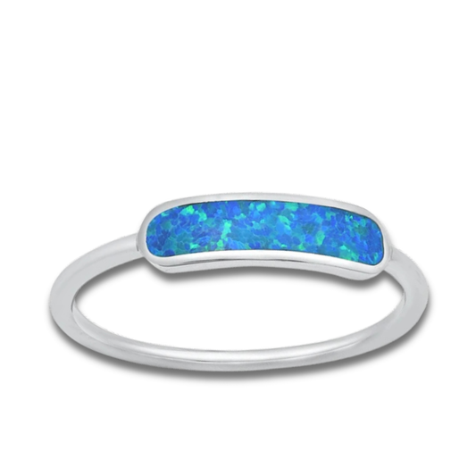 R-207 Blue Opal Ring
