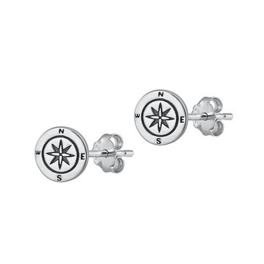 E-6 Compass Earrings