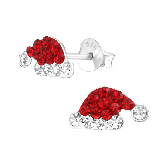 E-232 Santa Hat Earrings
