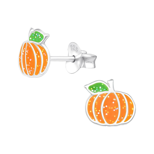 E-240 Sparkling Pumpkin Earrings