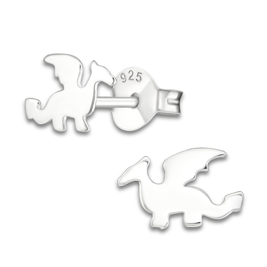 E-246 Tiny Dragon Earrings
