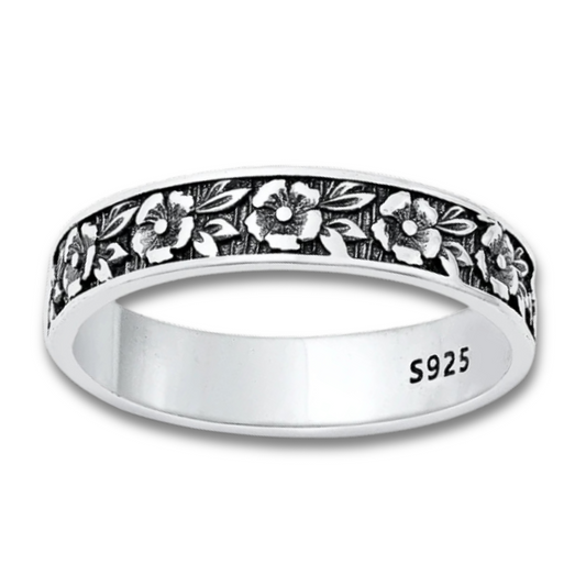 Floral Ring on a white background.