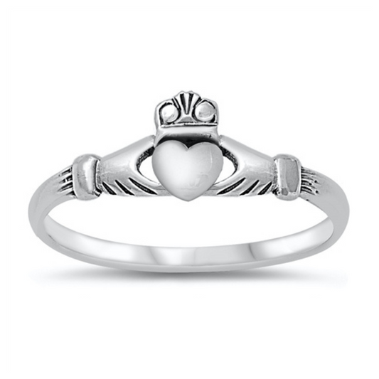 R-25 Medium Claddagh Ring