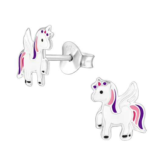  Unicorn Earrings on a white background.